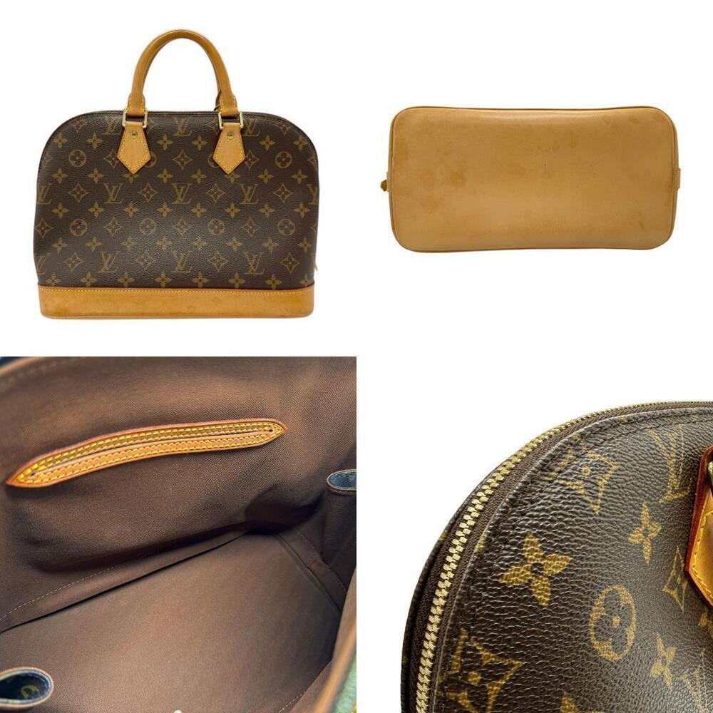 Louis Vuitton Alma Monogram Canvas Handbag Brown - Picture 3 of 4